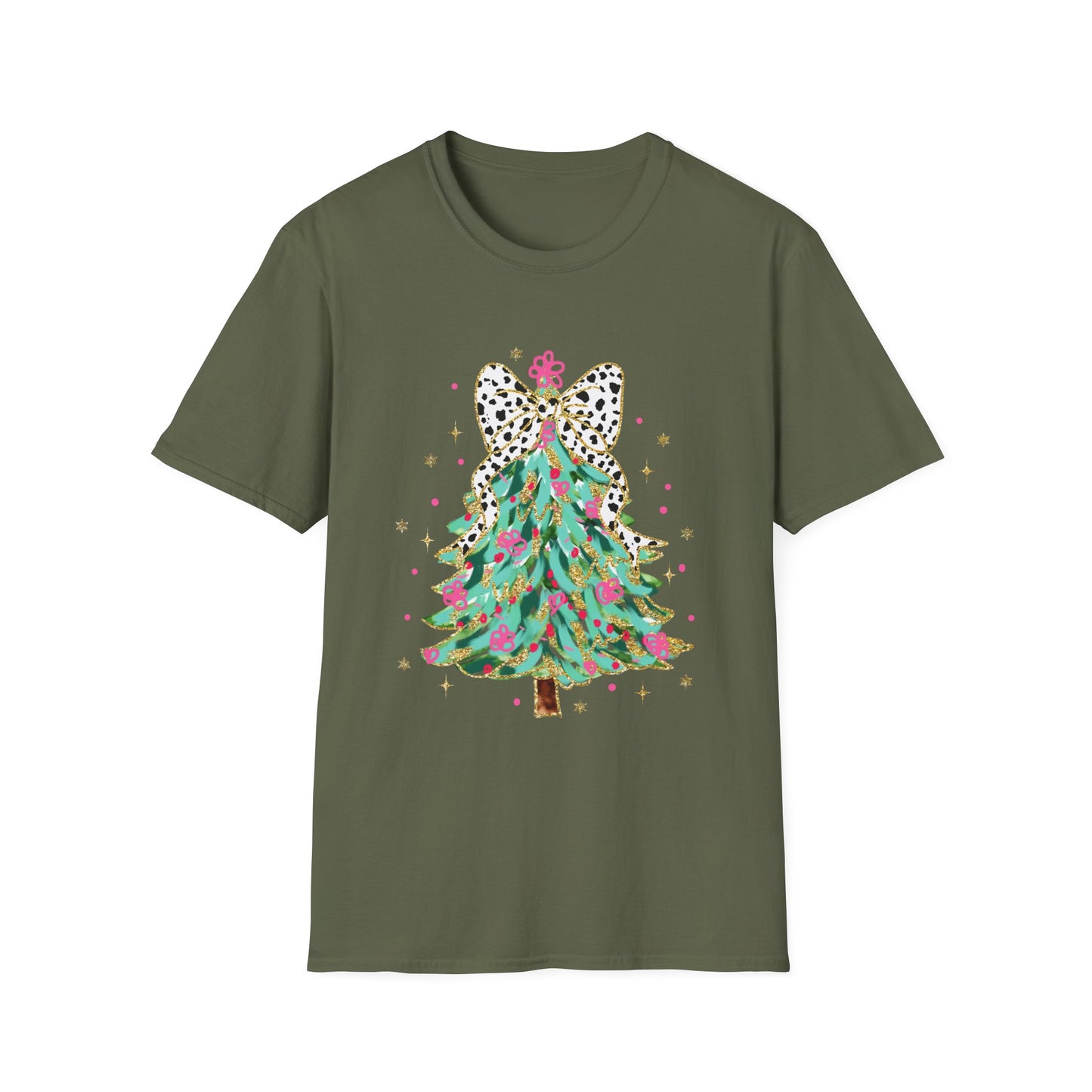 Coquette Glitter Christmas Tree t-shirt