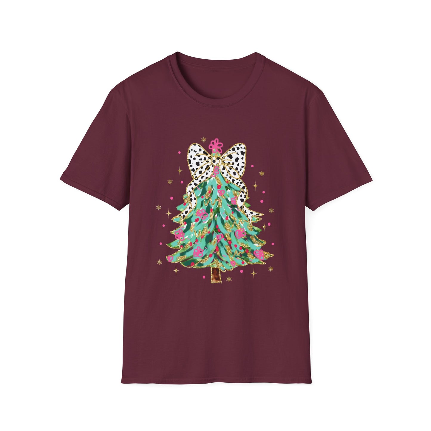Coquette Glitter Christmas Tree t-shirt