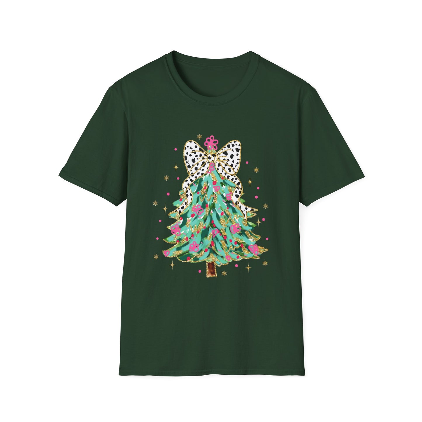 Coquette Glitter Christmas Tree t-shirt