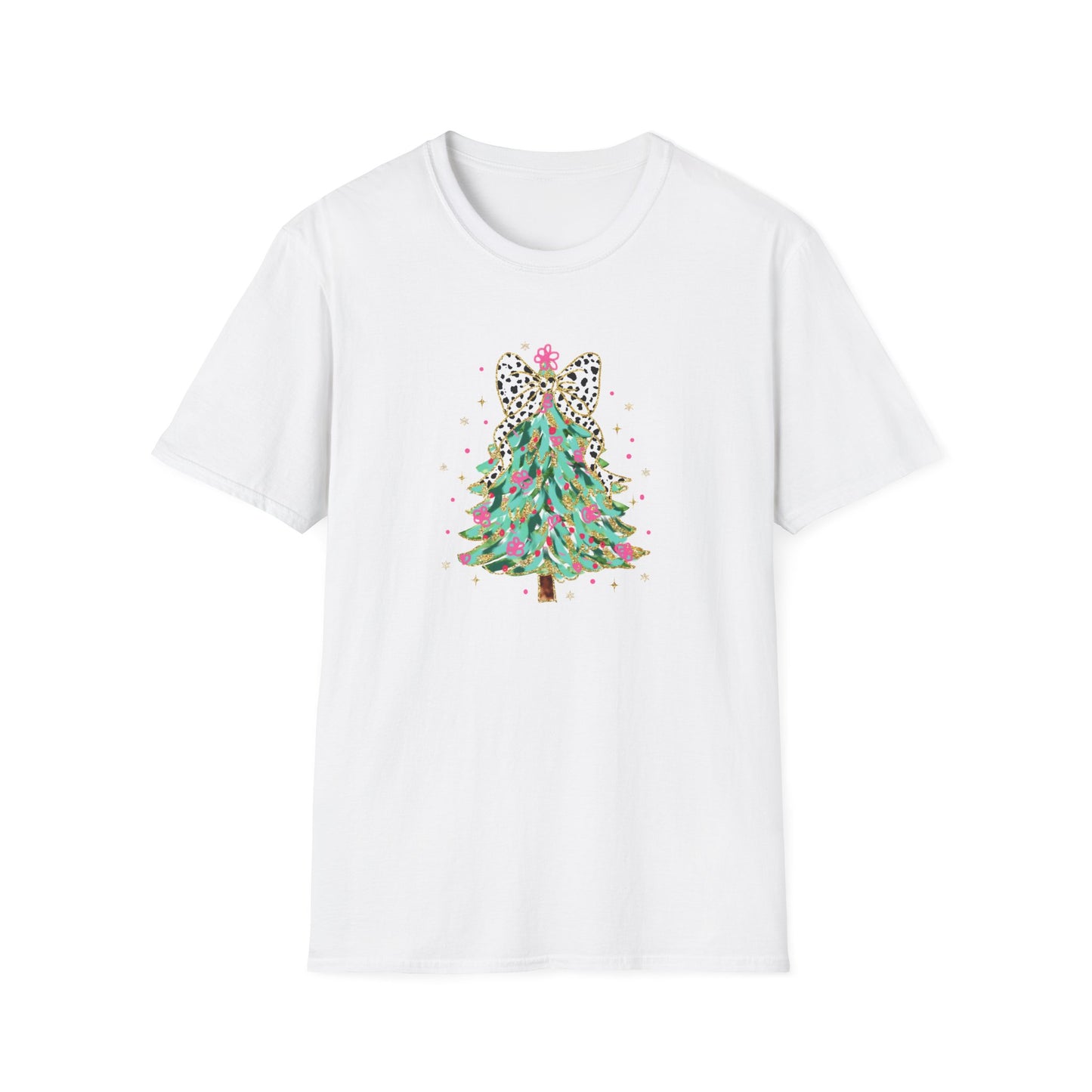 Coquette Glitter Christmas Tree t-shirt