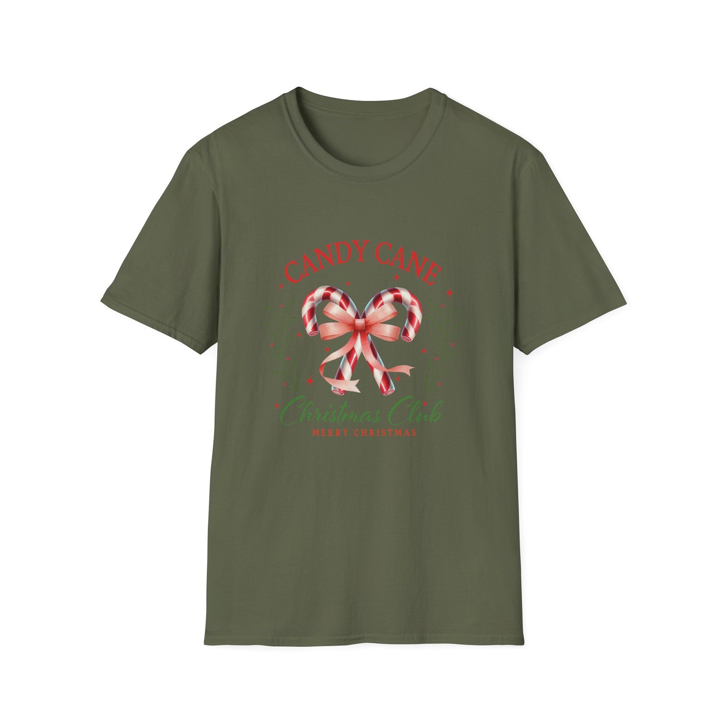Candy Cane Christmas Club T-Shirt