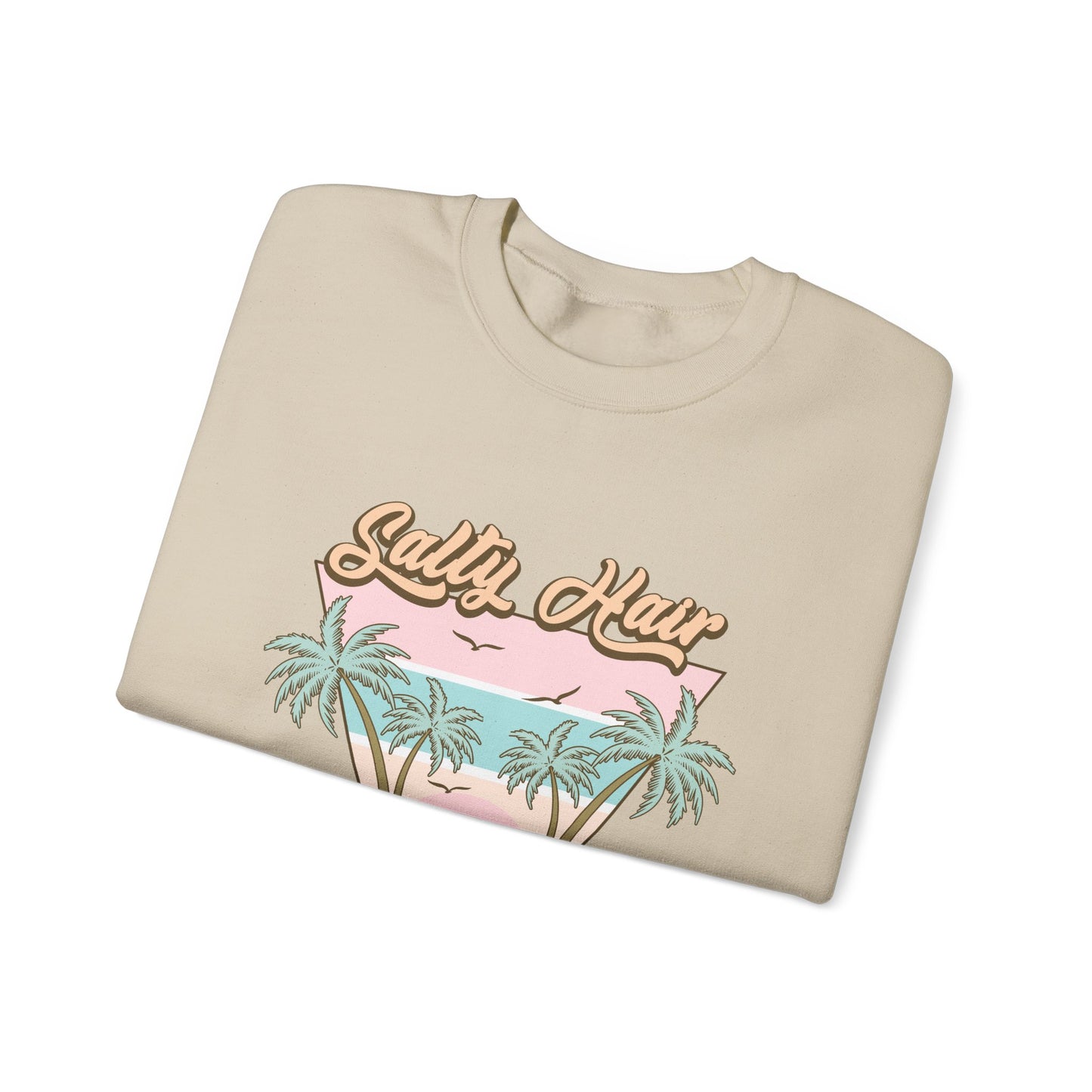 Salty Hair-Crewneck Sweatshirt