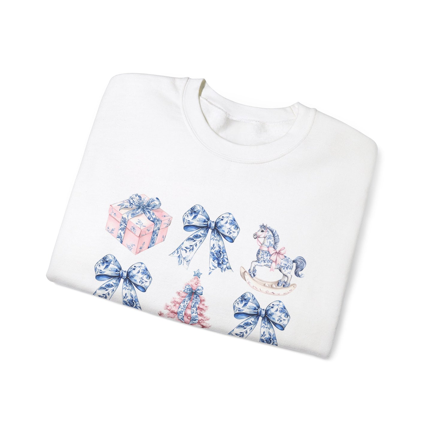 Coquette Chinoiserie Christmas Crewneck Sweatshirt