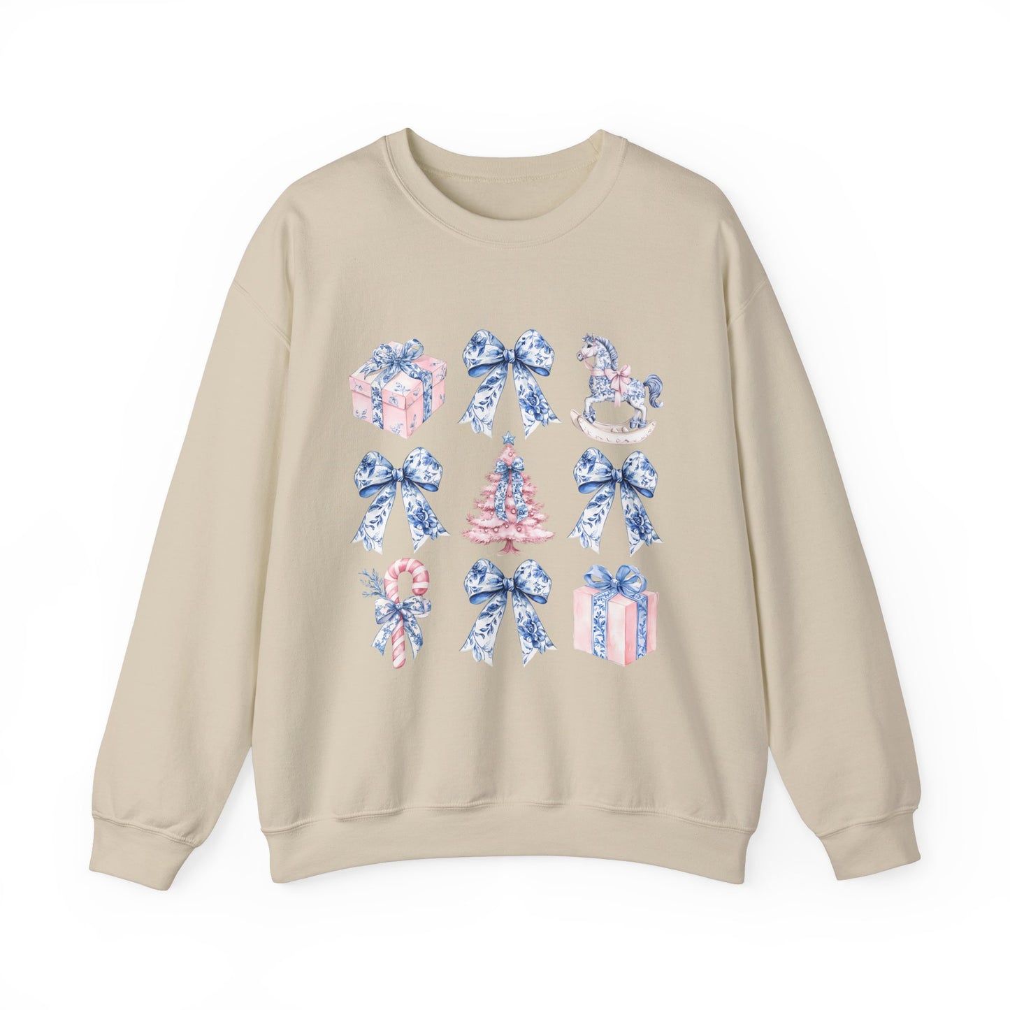 Coquette Chinoiserie Christmas Crewneck Sweatshirt