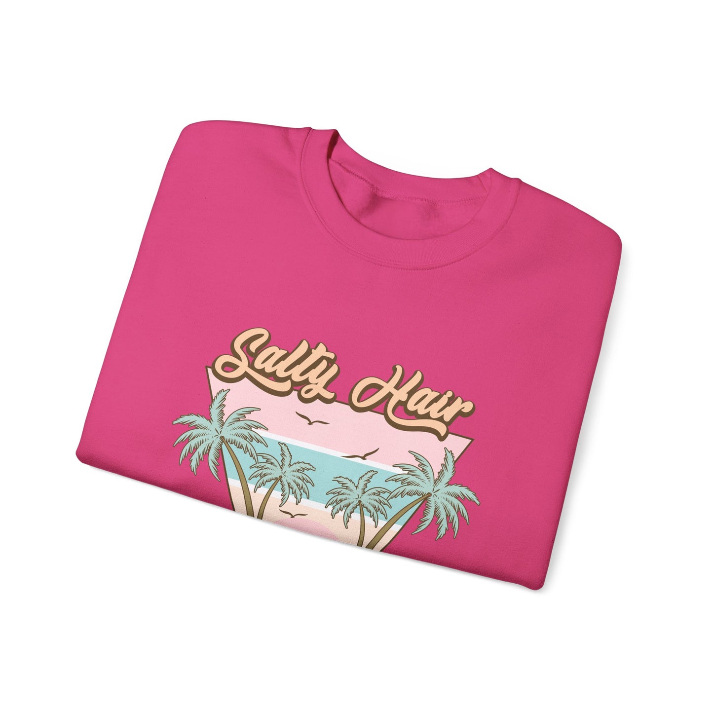 Salty Hair-Crewneck Sweatshirt