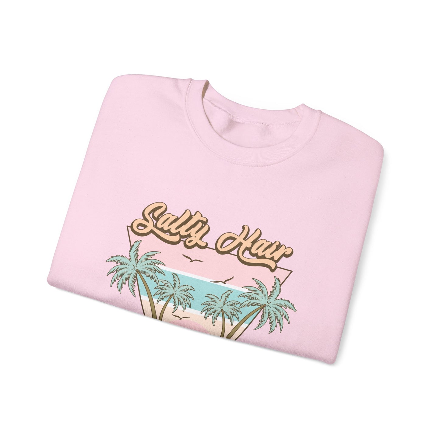 Salty Hair-Crewneck Sweatshirt