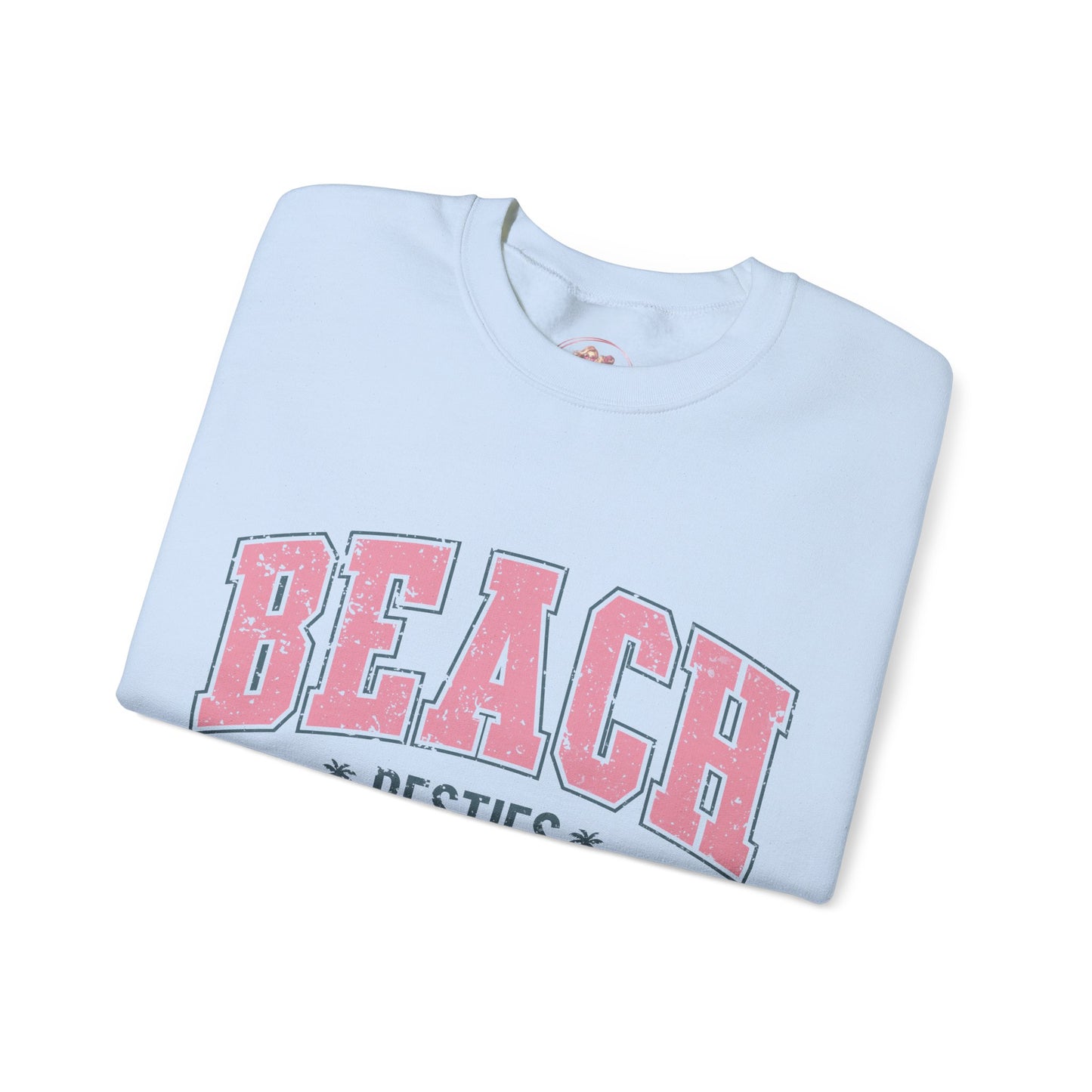 Beach Besties-Crewneck Sweatshirt