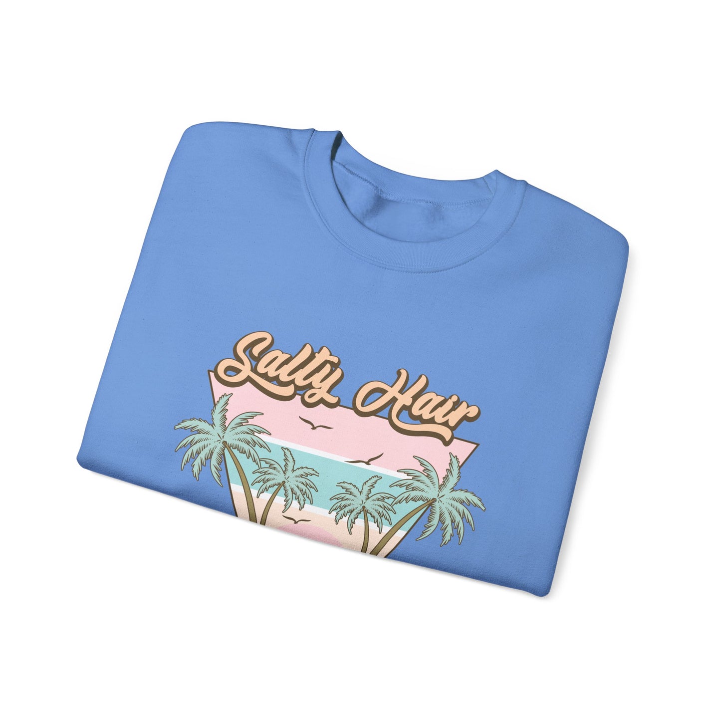 Salty Hair-Crewneck Sweatshirt