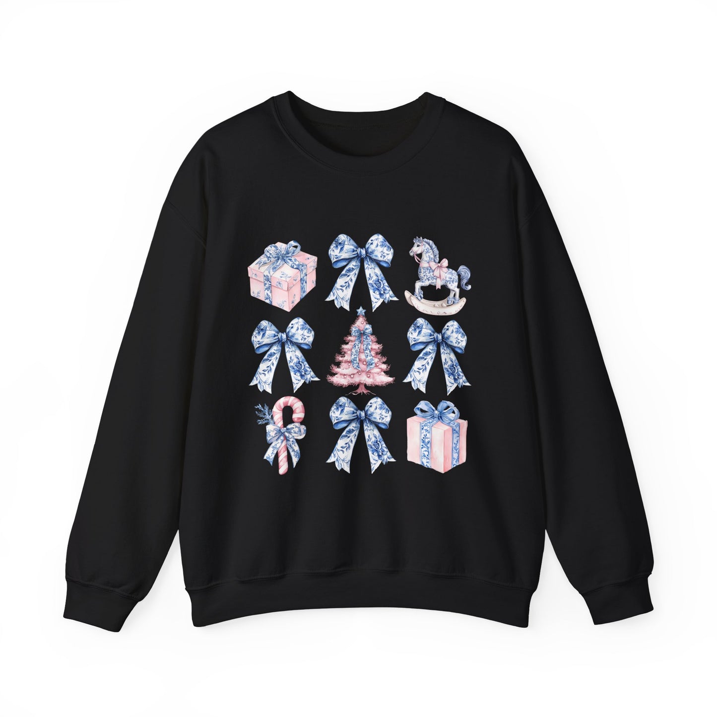 Coquette Chinoiserie Christmas Crewneck Sweatshirt