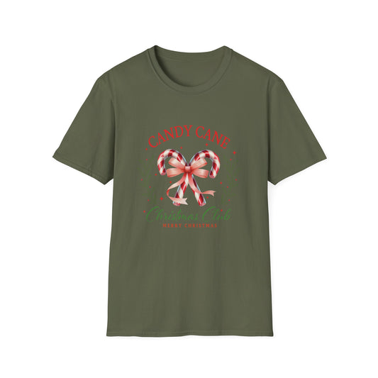 Candy Cane  Christmas Club T-Shirt