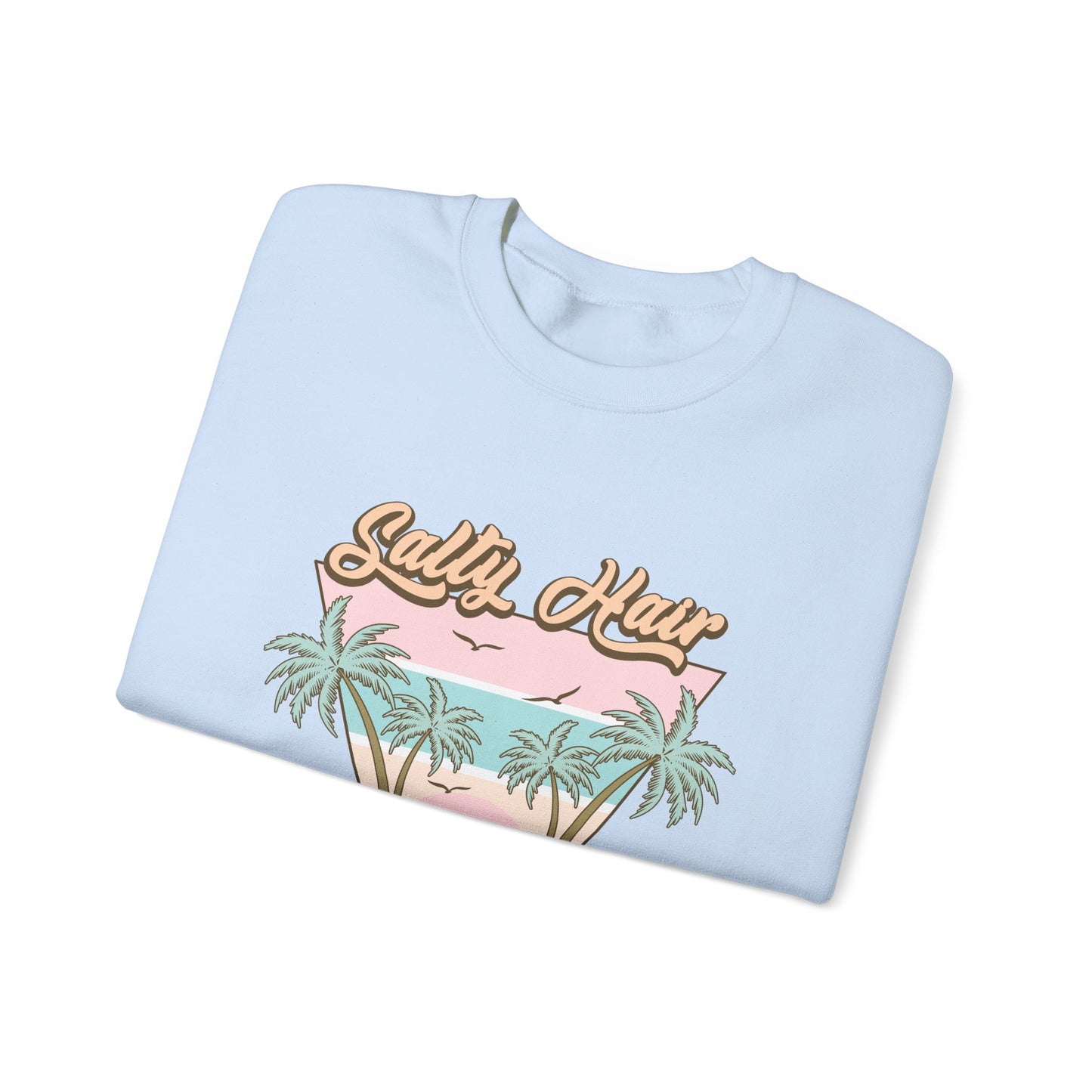 Salty Hair-Crewneck Sweatshirt