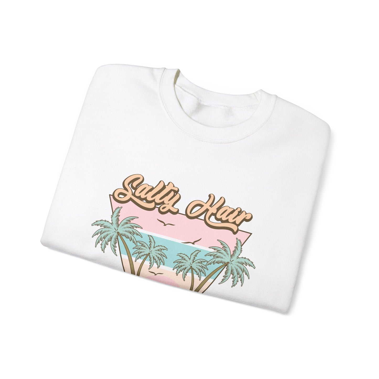 Salty Hair-Crewneck Sweatshirt