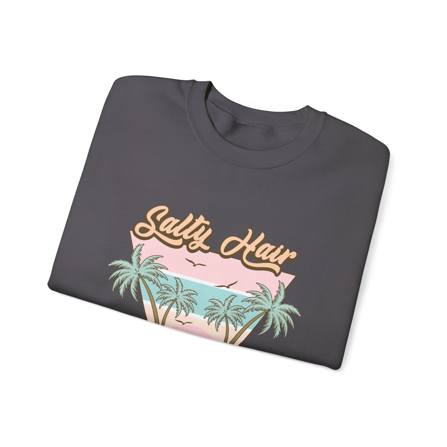 Salty Hair-Crewneck Sweatshirt