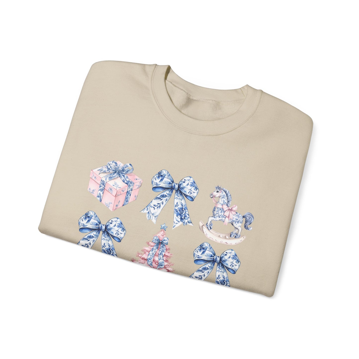 Coquette Chinoiserie Christmas Crewneck Sweatshirt